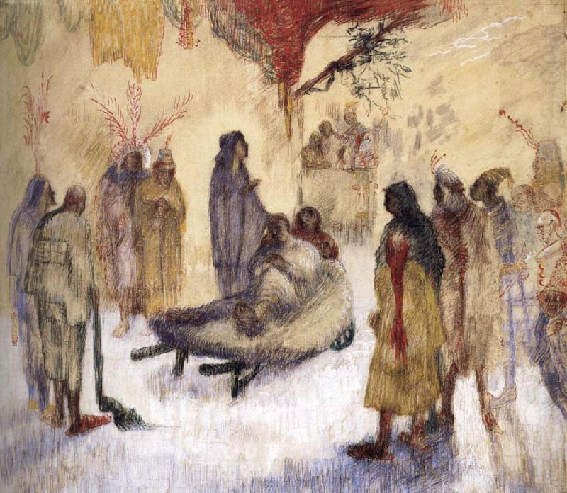 Christ and the Lame, James Ensor